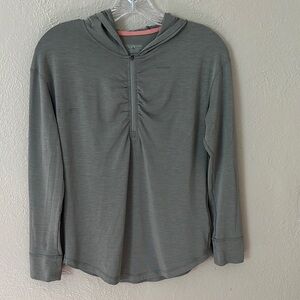 Patagonia® Worn Wear Girls' Doe Mesa Hoody, Size Large 12, Gray, Leightweight